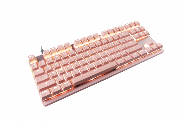 Рожева клавіатура Motospeed GK82